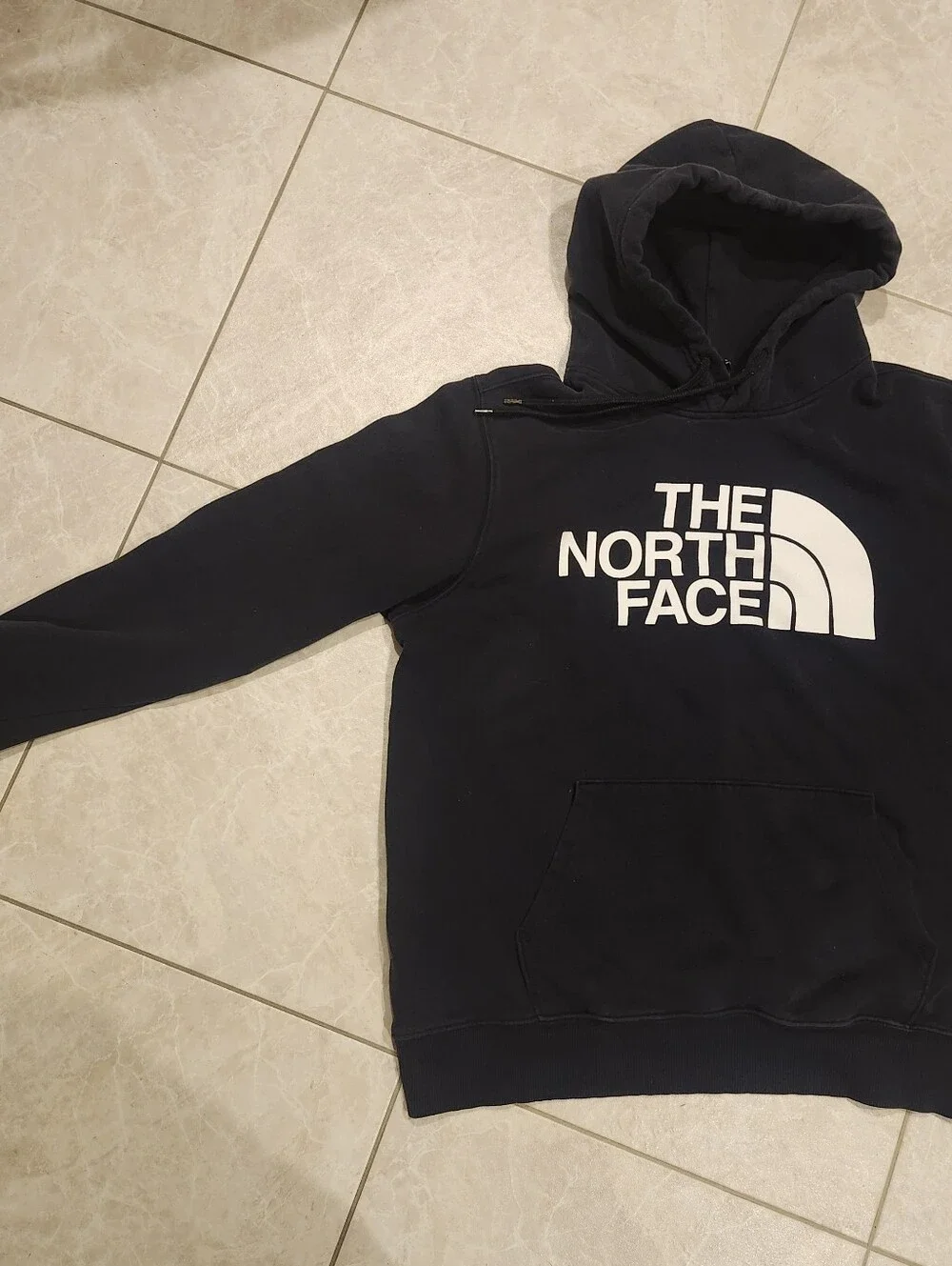 THE NORTH FACE Men’s Fleece Hoodie Pullover Sweatshirt Large Black long sleeve